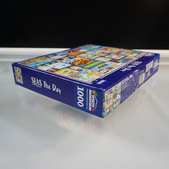 SEAS THE DAY By Tracy Flickinger 1000 Piece Jigsaw Puzzle White Mountain #1912 - Picture 4 of 6